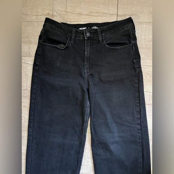 TWO PAIRS Old Navy High-Waisted Wow Wide-Leg Jeans Women’s Size 8 Regular - Picture 2 of 11